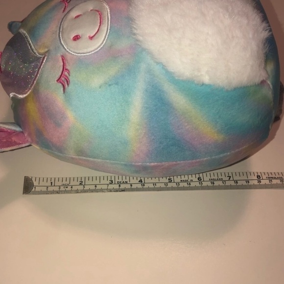 SQUISHMALLOWS Kellytoy Anouk The Tye Dye Unicorn Plush Mystery Plush 8” - Picture 4 of 4